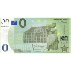 0 Euro biljet Amsterdam Madame Tussauds 