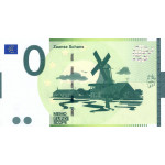 0 Euro souvenir biljet Zaanse schans