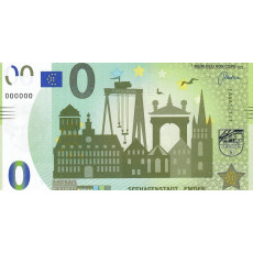 0 Euro biljet Seehafenstadt Emden