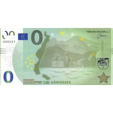  0 Euro biljet Konigssee