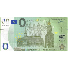 0 Euro biljet München Alter Peter 