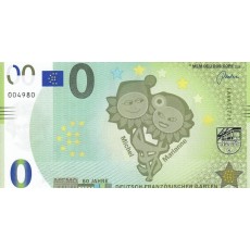 0 Euro biljet Deutsch-Französischer Garten 