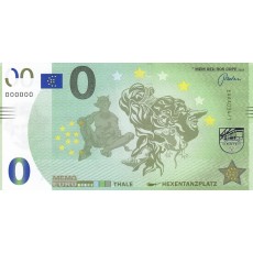 0 Euro biljet Hexentanzplatz Thale 