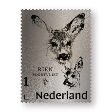 Zilveren Postzegel Rien Poortvliet