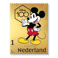 Gouden postzegel 2023 100 jaar Walt Disney 