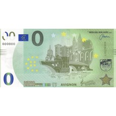 0 Euro biljet Avignon 