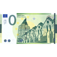 0 Euro biljet Rotterdam Cube Houses