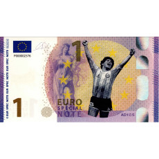 Euro Special Note Diego Maradonna Adios