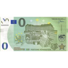 0 Euro biljet Koningstein Neue Schanke 