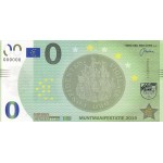 0 Euro biljet Muntmanifestatie 