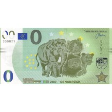 0 Euro biljet Osnabrück Zoo 