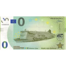 0 Euro biljet Hoek van Holland Stena Line 