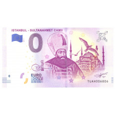 0 Euro souvenir biljet Sultanahmet Camii