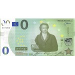 0 Euro biljet Weimar Goethe 